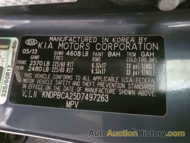 KIA SPORTAGE LX, KNDPBCA25D7497263