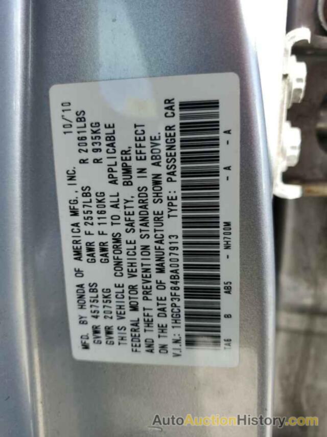 HONDA ACCORD EXL, 1HGCP3F84BA007913