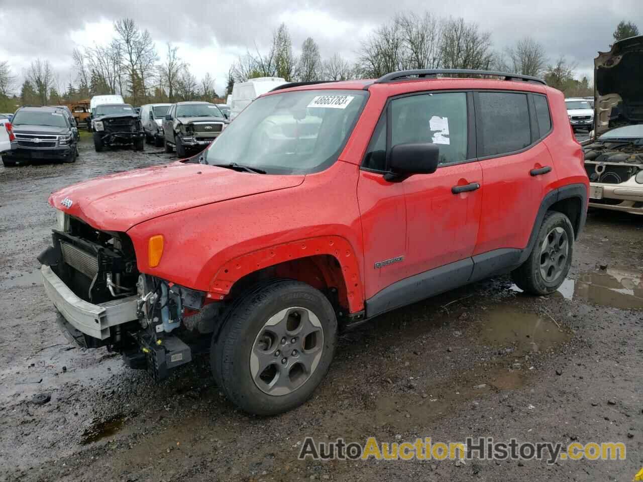 2017 JEEP RENEGADE SPORT, ZACCJBABXHPF23389