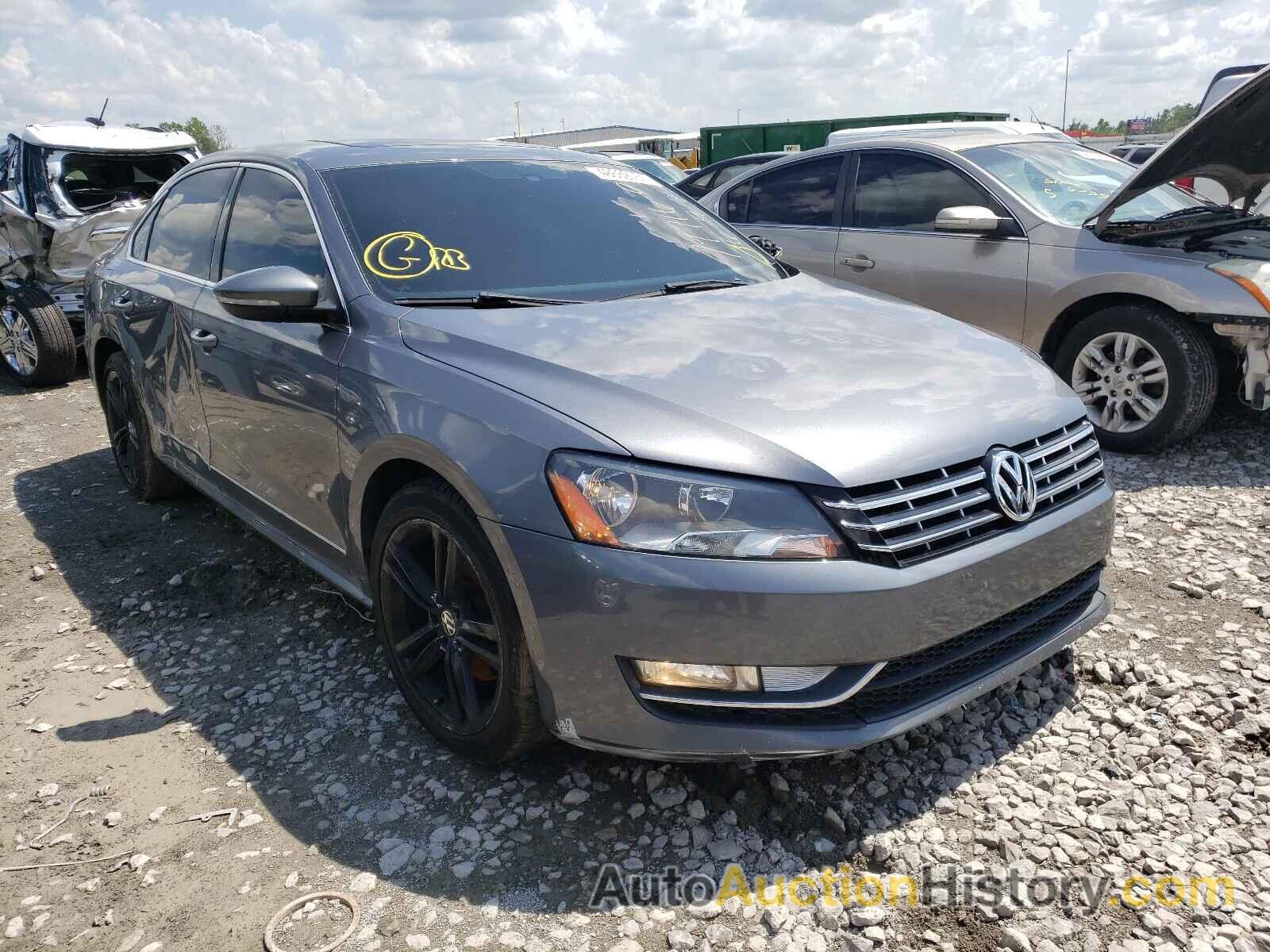 2012 VOLKSWAGEN PASSAT SEL, 1VWCN7A33CC101517