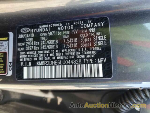 HYUNDAI PALISADE SEL, KM8R2DHE6LU044828