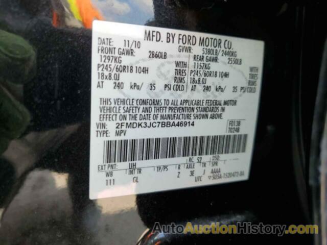 FORD EDGE SEL, 2FMDK3JC7BBA46914