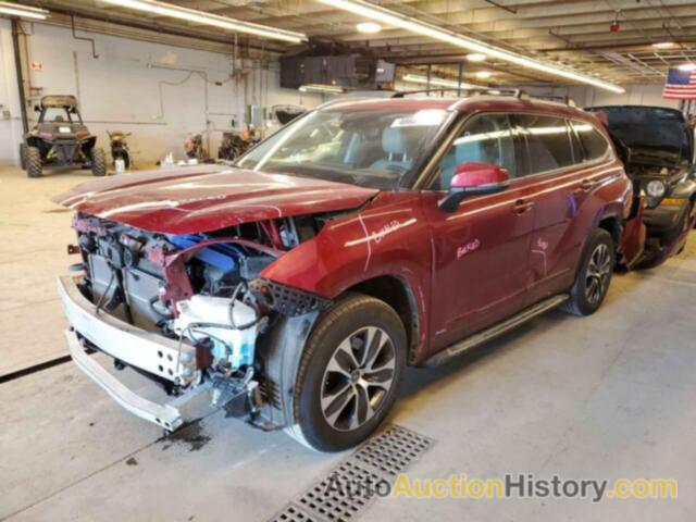 TOYOTA HIGHLANDER HYBRID XLE, 5TDHBRCHXNS548241