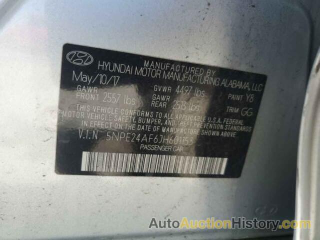 HYUNDAI SONATA SE, 5NPE24AF6JH601153