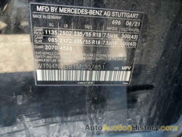 MERCEDES-BENZ GLA-CLASS 250, W1N4N4GB1MJ307851