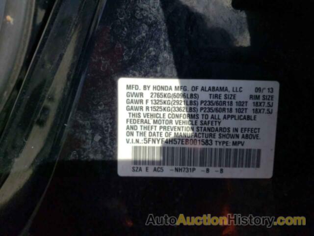 HONDA PILOT EXL, 5FNYF4H57EB001583