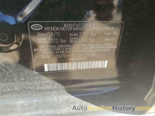 HYUNDAI ELANTRA GLS, 5NPDH4AE5CH125336