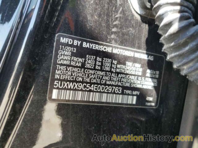 BMW X3 XDRIVE28I, 5UXWX9C54E0D29763