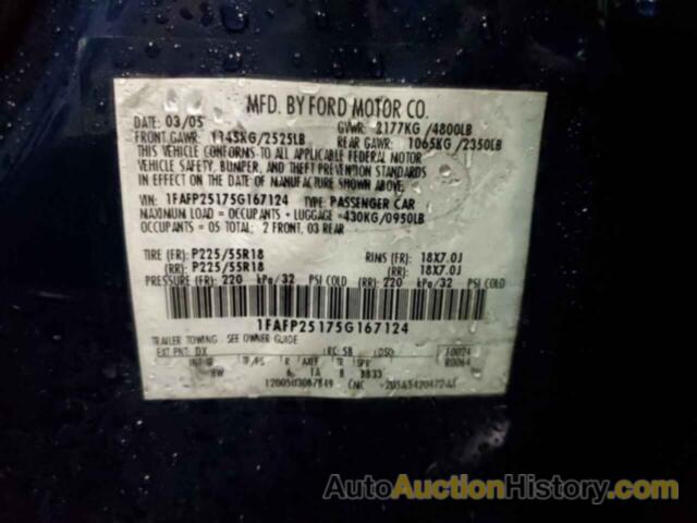 FORD 500 LIMITED, 1FAFP25175G167124