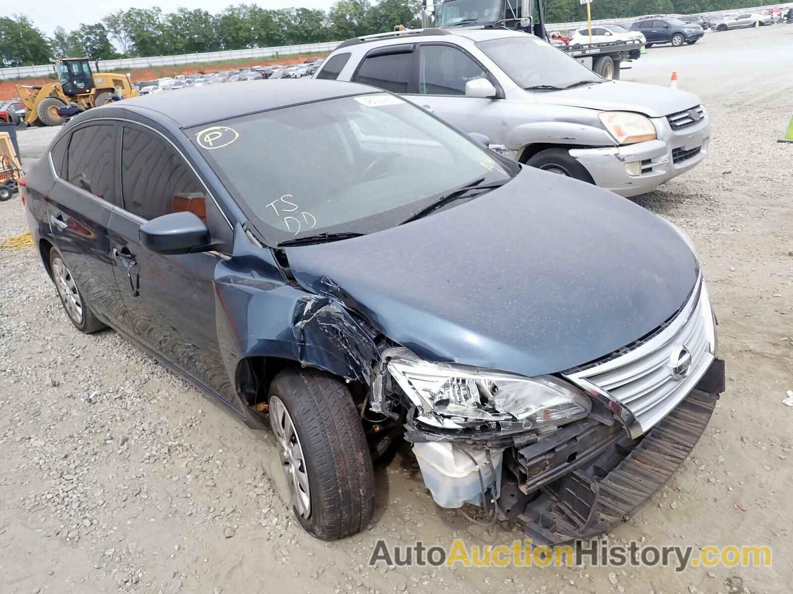 2015 NISSAN SENTRA S, 3N1AB7APXFY259759