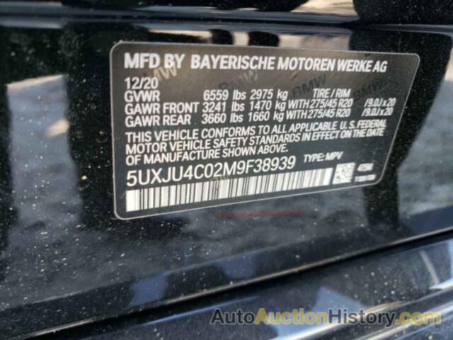 BMW X5 M50I, 5UXJU4C02M9F38939
