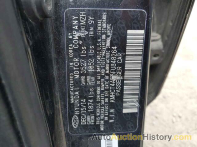 HYUNDAI ACCENT GLS, KMHCT4AE5FU848264