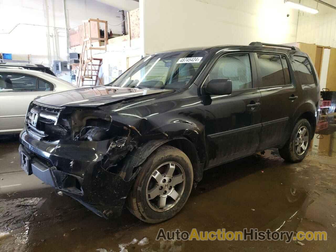 HONDA PILOT LX, 5FNYF4H24DB071725