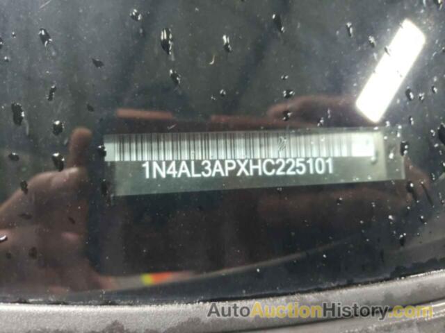 NISSAN ALTIMA 2.5, 1N4AL3APXHC225101