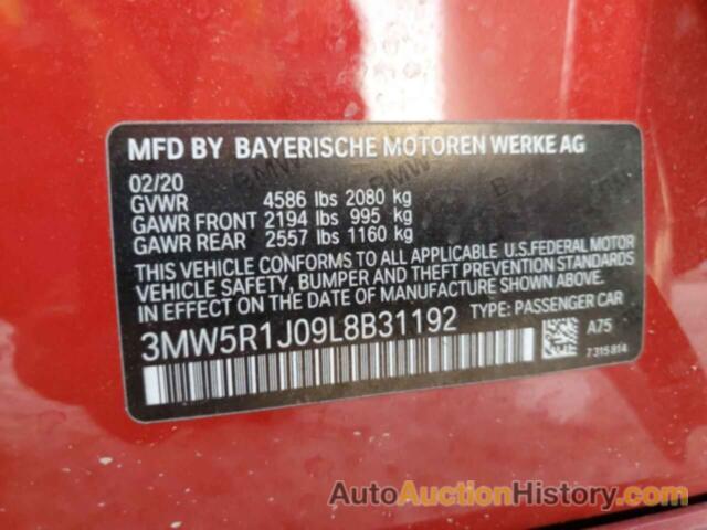 BMW 3 SERIES, 3MW5R1J09L8B31192