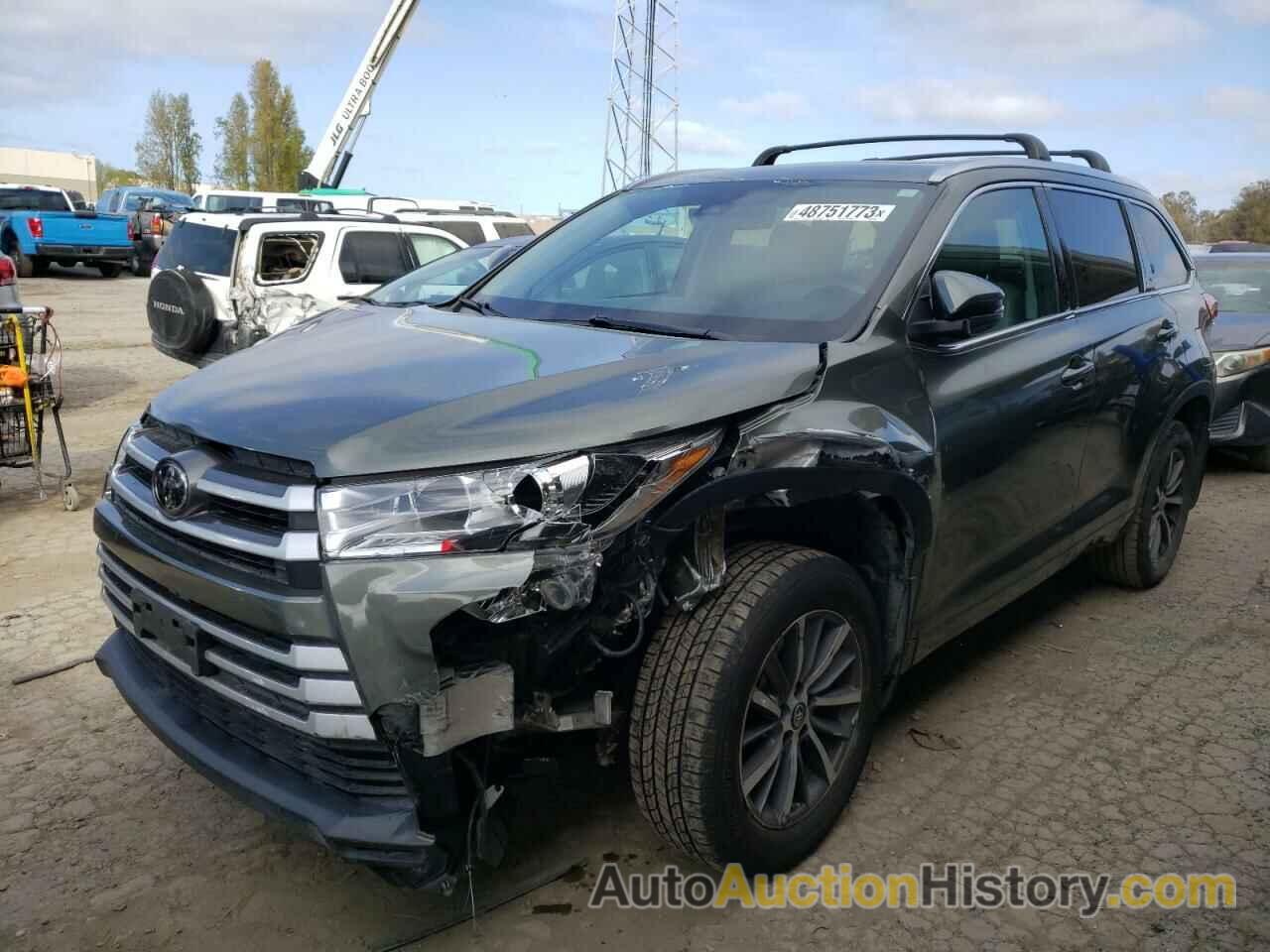 2017 TOYOTA HIGHLANDER SE, 5TDJZRFH5HS378304