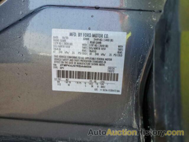 FORD EDGE SEL, 2FMPK4J97RBA44694