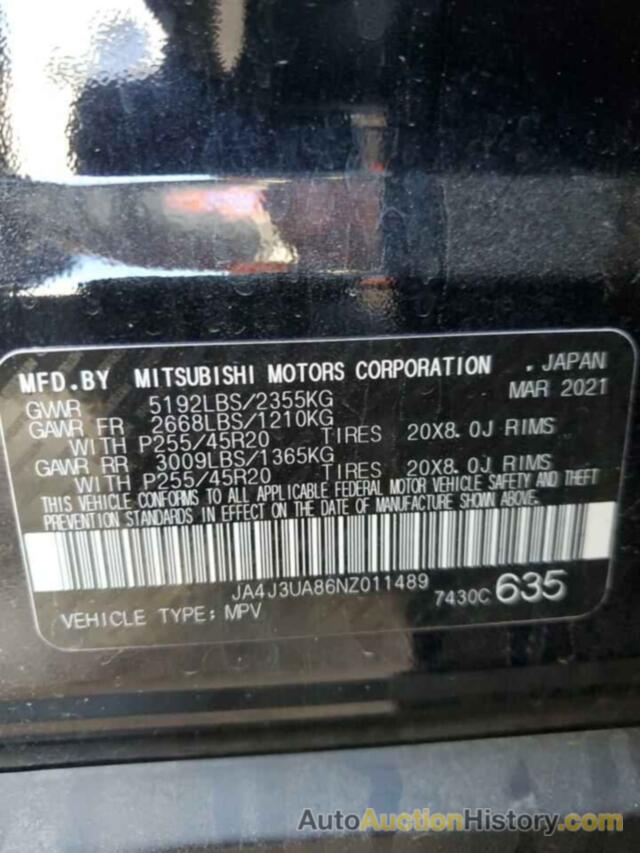 MITSUBISHI OUTLANDER SE, JA4J3UA86NZ011489