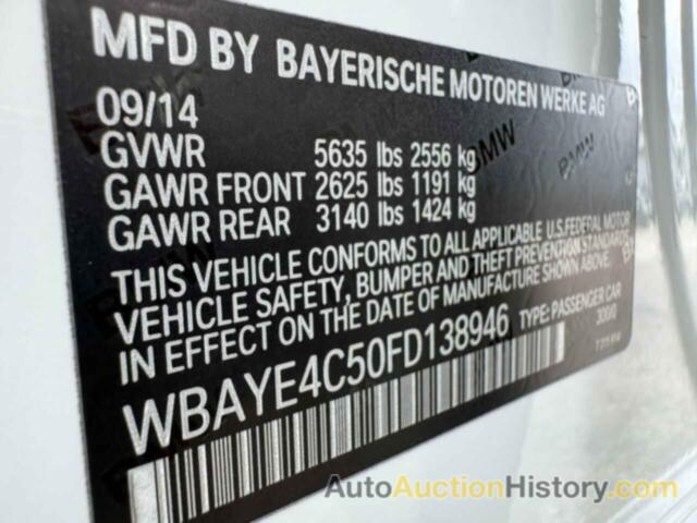 BMW 7 SERIES LI, WBAYE4C50FD138946