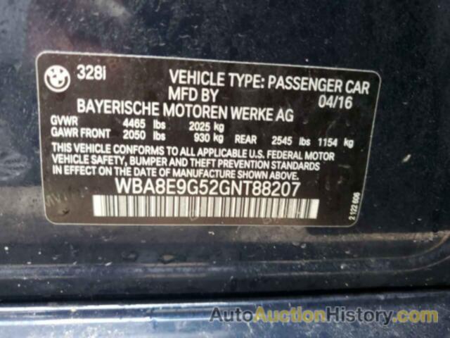 BMW 3 SERIES I SULEV, WBA8E9G52GNT88207