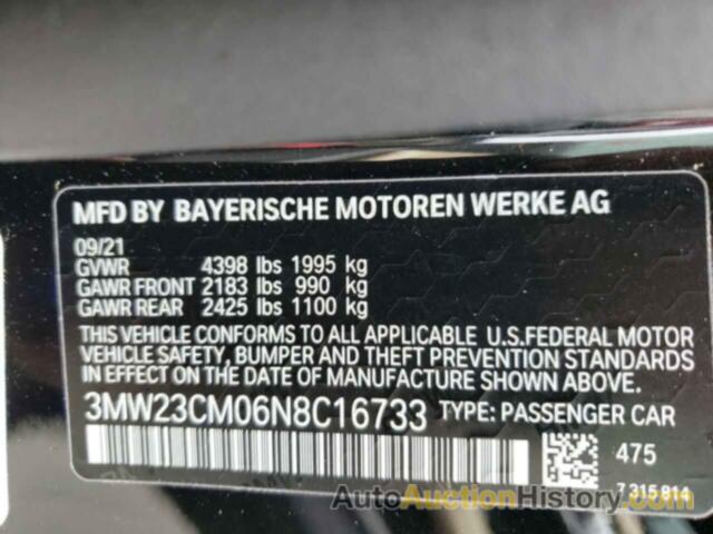 BMW 2 SERIES, 3MW23CM06N8C16733