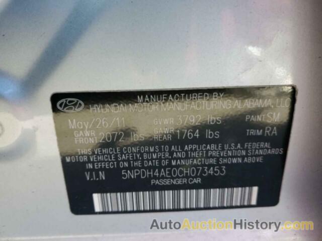 HYUNDAI ELANTRA GLS, 5NPDH4AE0CH073453