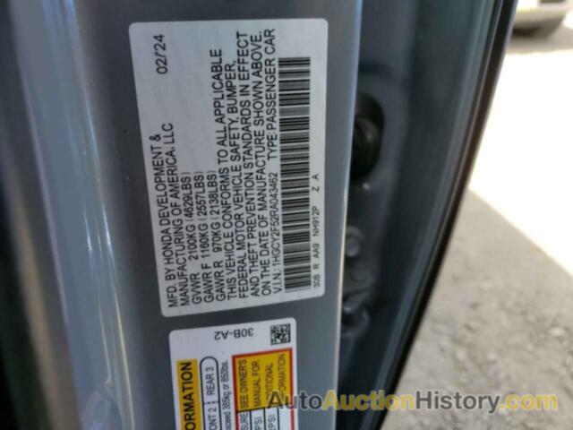 HONDA ACCORD HYBRID SPORT, 1HGCY2F52RA043462