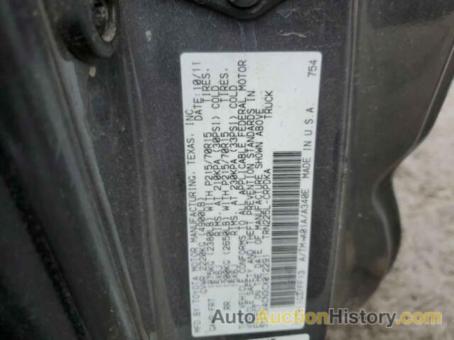 TOYOTA TACOMA ACCESS CAB, 5TFTX4CN3CX012291