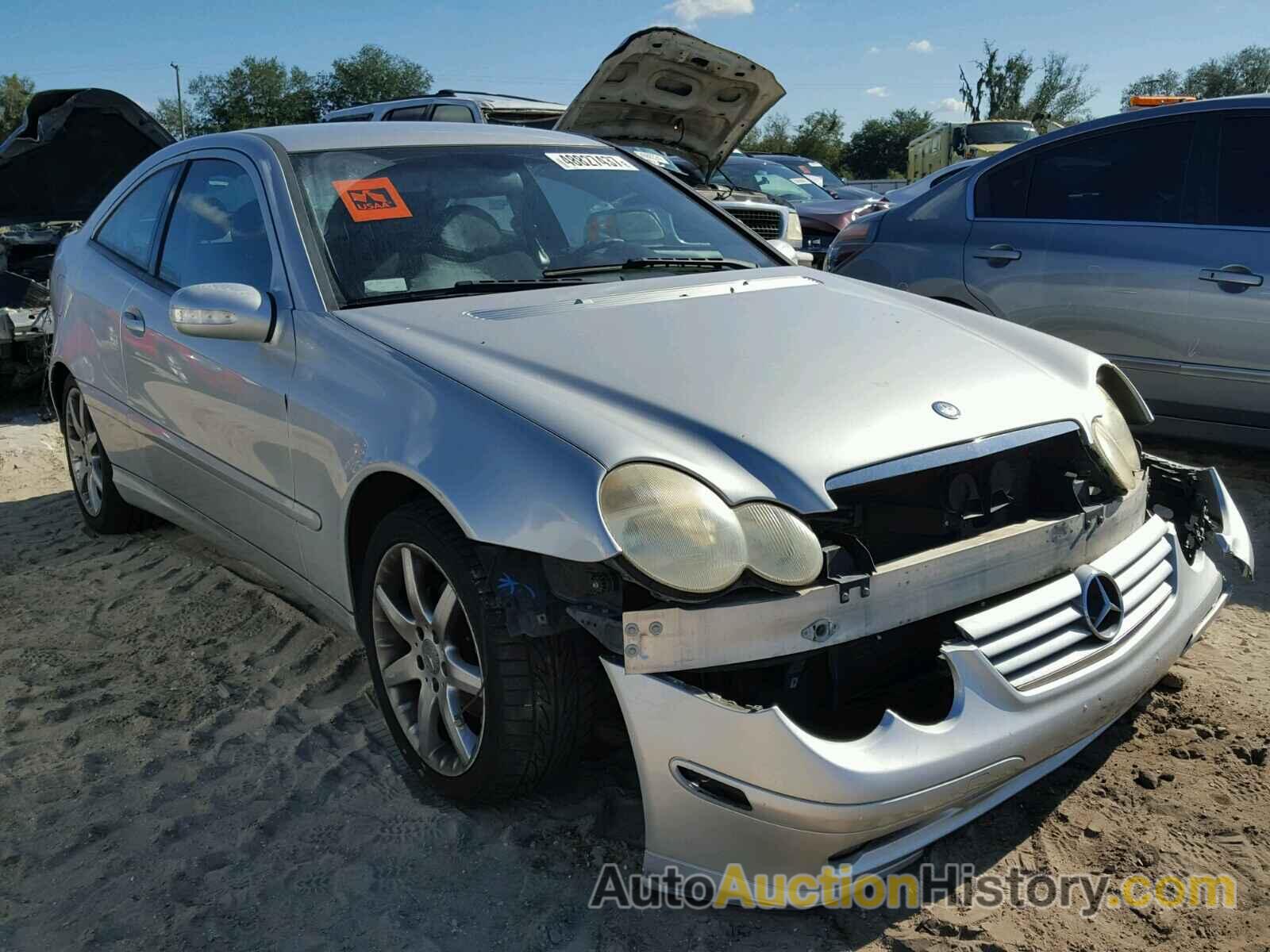 2004 MERCEDES-BENZ C 230K SPORT COUPE, WDBRN40J14A593343