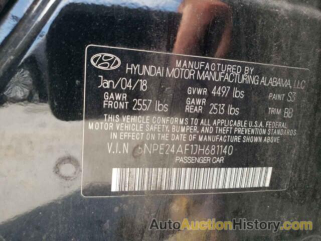 HYUNDAI SONATA SE, 5NPE24AF1JH681140