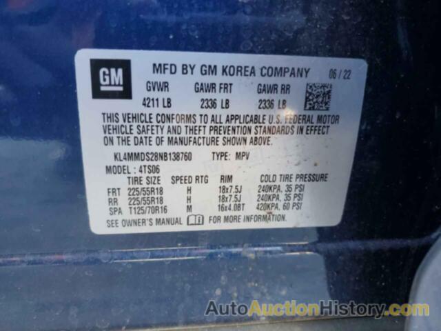 BUICK ENCORE SELECT, KL4MMDS28NB138760