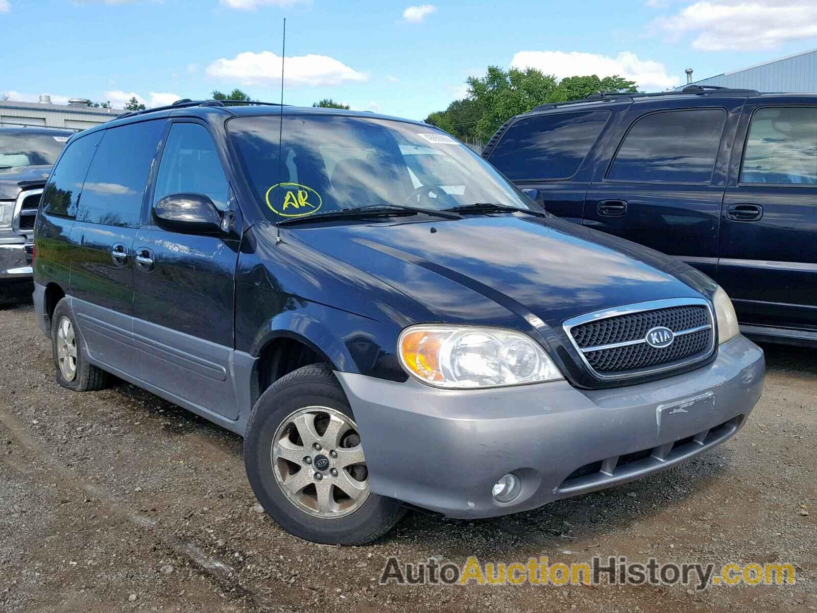 2005 KIA SEDONA EX EX, KNDUP132156661895