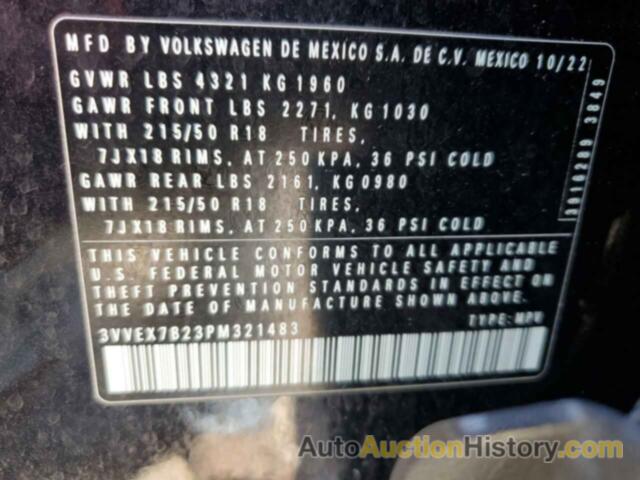 VOLKSWAGEN TAOS SE SE, 3VVEX7B23PM321483