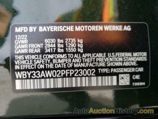 BMW I4 M50, WBY33AW02PFP23002