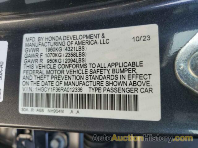 HONDA ACCORD EX, 1HGCY1F36RA012336