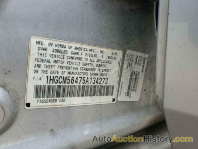 HONDA ACCORD LX, 1HGCM56475A134273