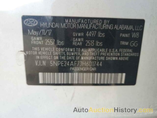 HYUNDAI SONATA SE, 5NPE24AF7JH601744