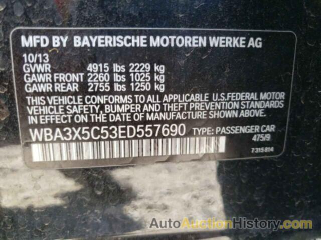 BMW 3 SERIES XIGT, WBA3X5C53ED557690