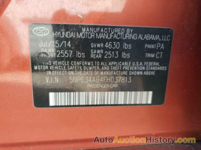 HYUNDAI SONATA SPORT, 5NPE34AB4FH037813