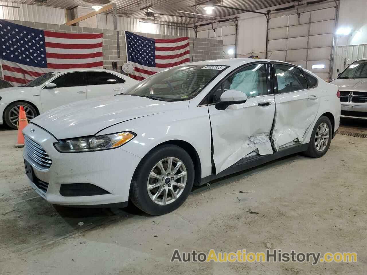 2016 FORD FUSION S, 3FA6P0G76GR200891