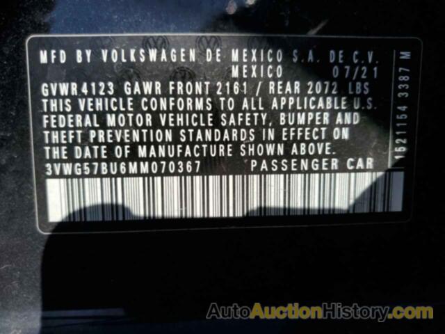 VOLKSWAGEN JETTA SEL PREMIUM, 3VWG57BU6MM070367