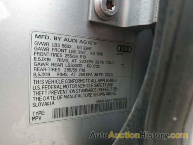 AUDI Q7 PREMIUM PLUS, WA1LAAF77HD025402