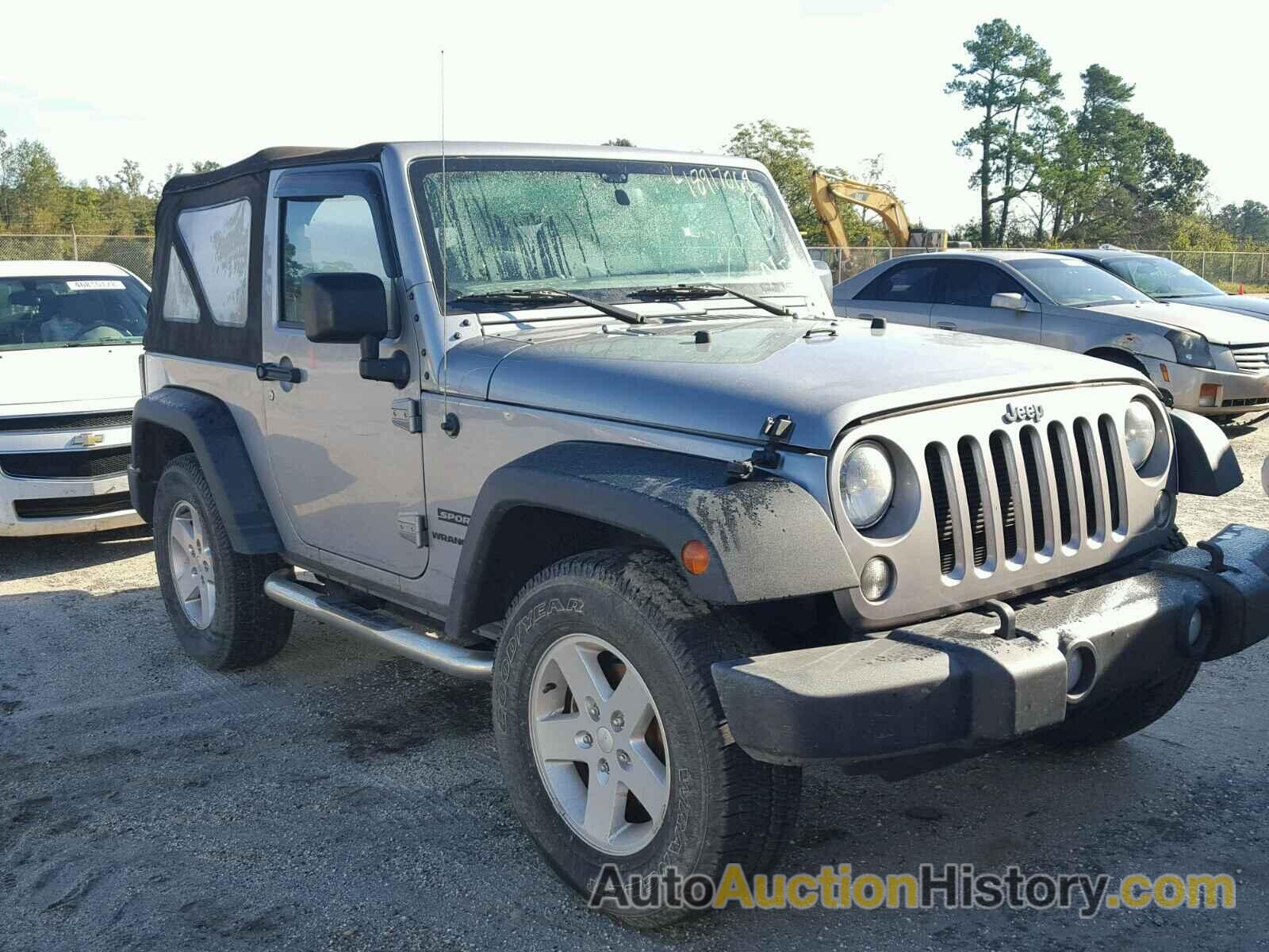 2015 JEEP WRANGLER SPORT, 1C4AJWAG6FL726341