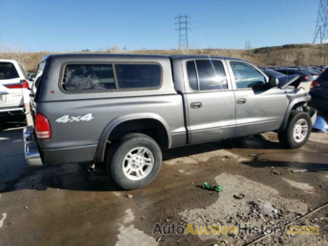 DODGE DAKOTA QUAD SLT, 1D7HG48N43S382392