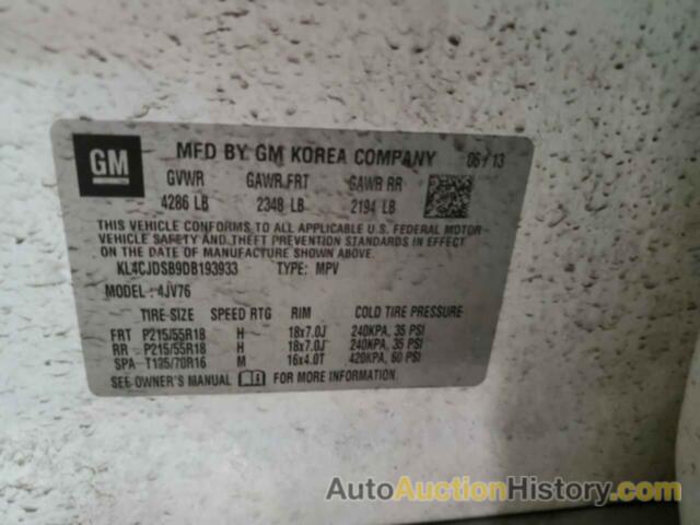 BUICK ENCORE PREMIUM, KL4CJDSB9DB193933