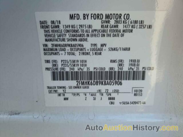 FORD FLEX LIMITED, 2FMHK6D89KBA05906