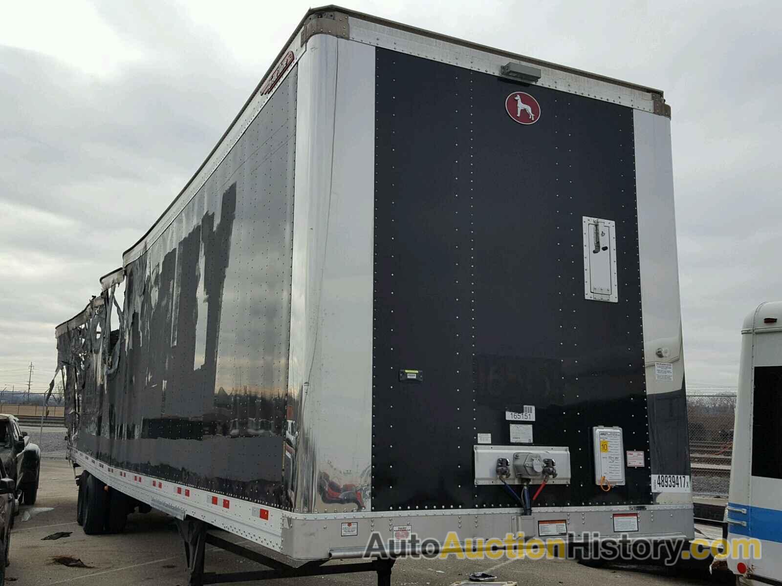 2016 GREAT DANE TRAILER DRY VAN, 1GRAA0629GT610911