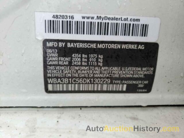 BMW 3 SERIES I, WBA3B1C56DK130229