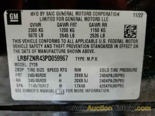 BUICK ENVISION ESSENCE, LRBFZNR43PD059967