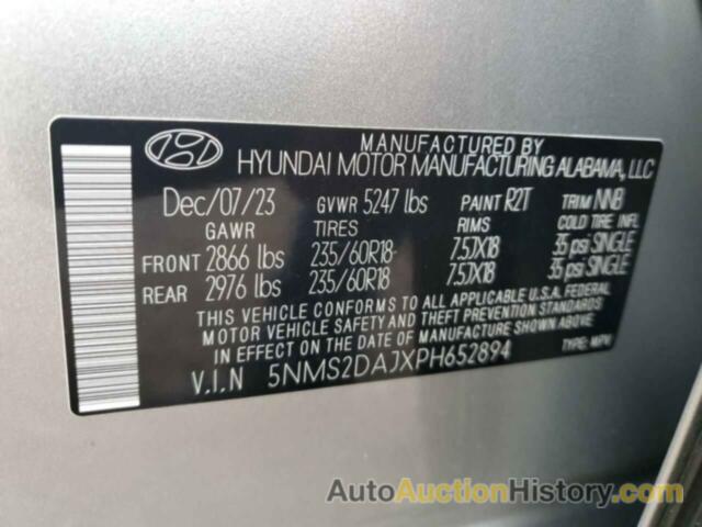 HYUNDAI SANTA FE SEL, 5NMS2DAJXPH652894